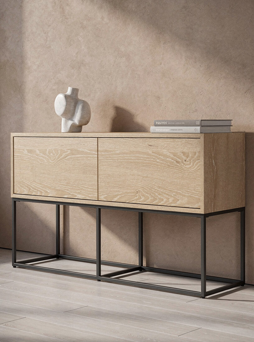 Caso de estudio Cómo transformamos una credenza en una consola a la medida perfecta